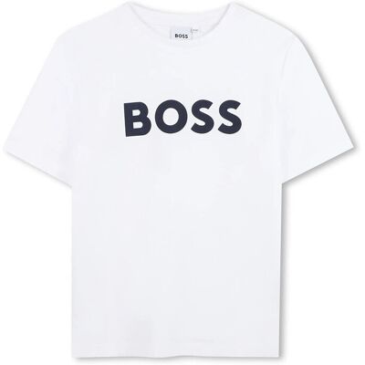 Boss Short Sleeves Tee-Shirt 128 WHITE 128 Boss Short Sleeves Tee-Shirt 128 WHITE 128