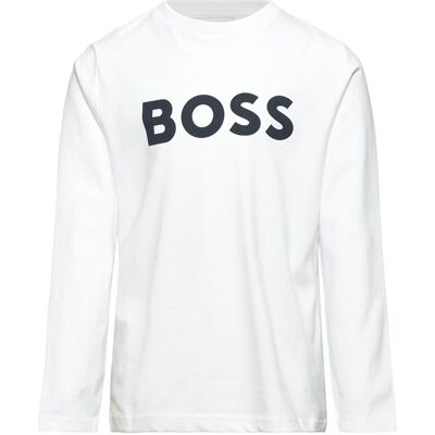 Boss Long Sleeve T-Shirt 110 WHITE 110 Boss Long Sleeve T-Shirt 110 WHITE 110