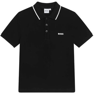 Boss Short Sleeve Polo 140 BLACK 140 Boss Short Sleeve Polo 140 BLACK 140