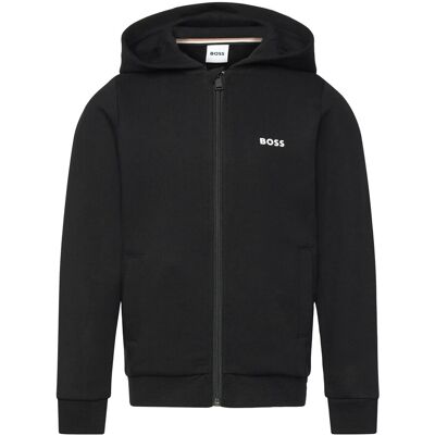 Boss Hooded Cardigan 126 BLACK 126 Boss Hooded Cardigan 126 BLACK 126