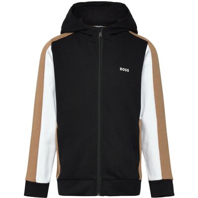 Boss Hooded Cardigan 138 BLACK 138 Boss Hooded Cardigan 138 BLACK 138