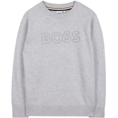 Boss Pullover 138 CHINE GREY 138 Boss Pullover 138 CHINE GREY 138