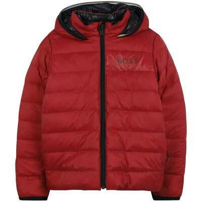 Boss Reversible Puffer Jacket 138 DARK RED 138 Boss Reversible Puffer Jacket 138 DARK RED 138