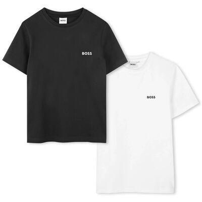 Boss Set 2 T-Shirts 102 BLACK WHITE 102 Boss Set 2 T-Shirts 102 BLACK WHITE 102