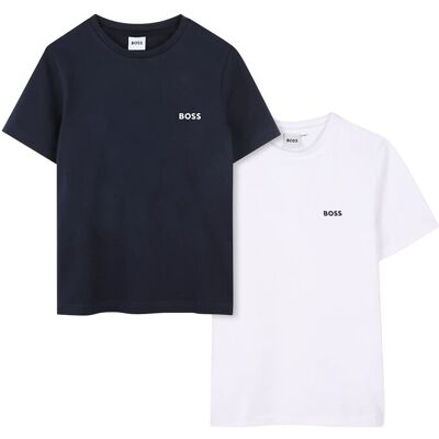 Boss Set 2 T-Shirts 108 NAVY WHITE 108 Boss Set 2 T-Shirts 108 NAVY WHITE 108