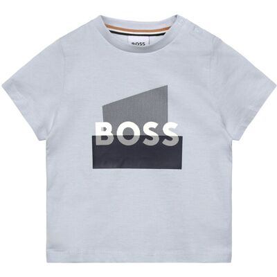 Boss Short Sleeves Tee-Shirt 74 PALE BLUE 74 Boss Short Sleeves Tee-Shirt 74 PALE BLUE 74
