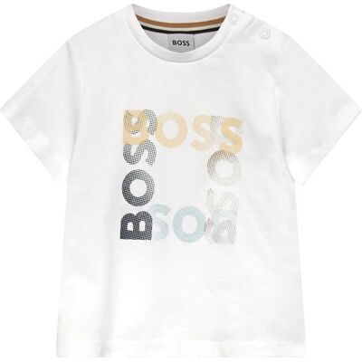 Boss Short Sleeves Tee-Shirt 71 WHITE 71 Boss Short Sleeves Tee-Shirt 71 WHITE 71