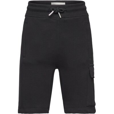 Calvin Peached Terry Cargo Short 116 CK BLACK 116 Calvin Peached Terry Cargo Short 116 CK BLACK 116