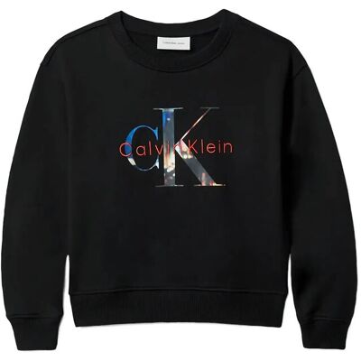 Calvin Filled-In Photo Fleece Mono Cn 170 CK BLACK 170 Calvin Filled-In Photo Fleece Mono Cn 170 CK BLACK 170