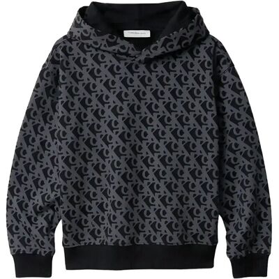 Calvin Ck Logo Aop Hoodie 128 CK BLACK 128 Calvin Ck Logo Aop Hoodie 128 CK BLACK 128