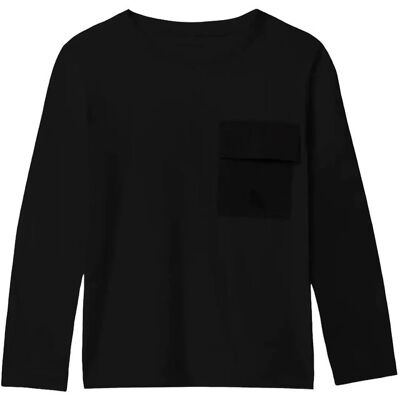 Calvin Pocket Ls T-Shirt 170 CK BLACK 170 Calvin Pocket Ls T-Shirt 170 CK BLACK 170