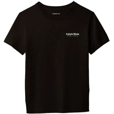 Calvin Minimal Logo S/S T-Shirt 140 CK BLACK 140 Calvin Minimal Logo S/S T-Shirt 140 CK BLACK 140