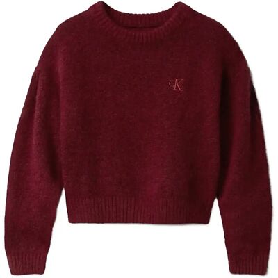 Calvin Box Pleat Fluffy Sweater 128 RASPBERRY CHOCOLATE 128 Calvin Box Pleat Fluffy Sweater 128 RASPBERRY CHOCOLATE 128