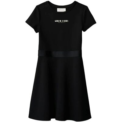 Calvin Fit And Flare Punto Dress 152 CK BLACK 152 Calvin Fit And Flare Punto Dress 152 CK BLACK 152