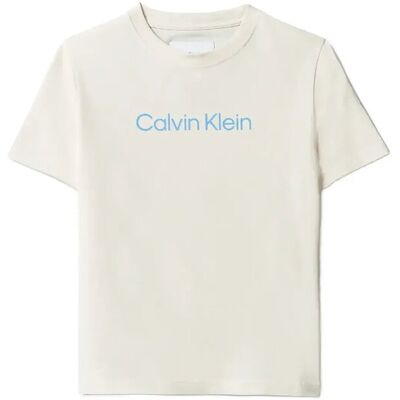 Calvin Inst. Logo Ss T-Shirt 140 PEARL 12-1304 TCX 140 Calvin Inst. Logo Ss T-Shirt 140 PEARL 12-1304 TCX 140