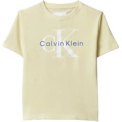 Calvin Ck Mono Logo Ss T-Shirt 116 FRENCH VANILLA 12-0722 TCX 116 Calvin Ck Mono Logo Ss T-Shirt 116 FRENCH VANILLA 12-0722 TCX 116