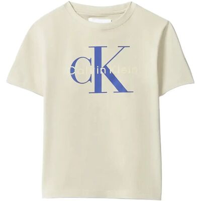 Calvin Ck Mono Logo Ss T-Shirt 140 OATMEAL 13-0401 TCX 140 Calvin Ck Mono Logo Ss T-Shirt 140 OATMEAL 13-0401 TCX 140