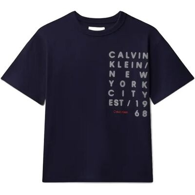 Calvin Square Logo T-Shirt 128 EVENING BLUE #19-3815 TCX 128 Calvin Square Logo T-Shirt 128 EVENING BLUE #19-3815 TCX 128