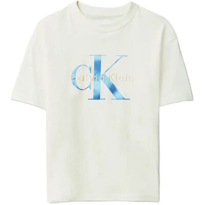 Calvin Mongram Logo Ss T-Shirt 140 VANILLA ICE 11-0104 TCX 140 Calvin Mongram Logo Ss T-Shirt 140 VANILLA ICE 11-0104 TCX 140
