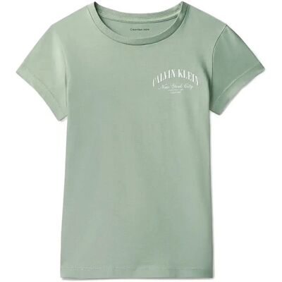 Calvin Ck Left Chest Slim Fit Ss Tee 140 JADEITE 16-5304 TCX 140 Calvin Ck Left Chest Slim Fit Ss Tee 140 JADEITE 16-5304 TCX 140