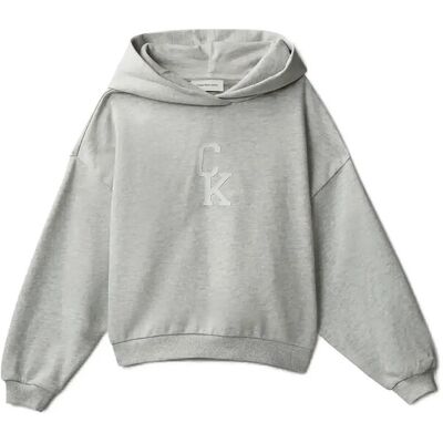 Calvin Ck Hooded Sweatshirt 152 3-LT GREY HEATHER 152 Calvin Ck Hooded Sweatshirt 152 3-LT GREY HEATHER 152