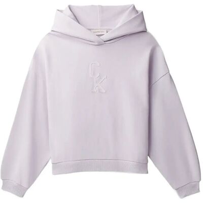 Calvin Ck Hooded Sweatshirt 128 ISLAND LILAC 128 Calvin Ck Hooded Sweatshirt 128 ISLAND LILAC 128