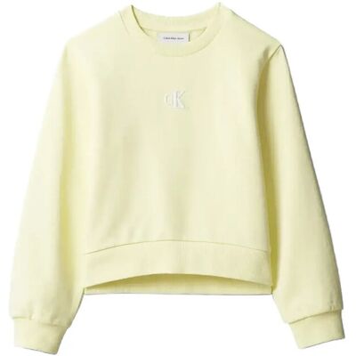 Calvin Ck Crewneck Sweatshirt 170 FRENCH VANILLA 12-0722 TCX 170 Calvin Ck Crewneck Sweatshirt 170 FRENCH VANILLA 12-0722 TCX 170
