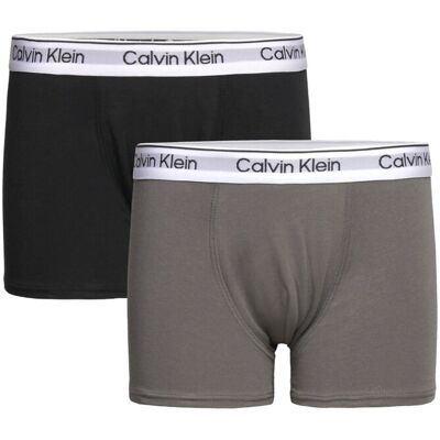 Calvin 2Pk Trunk 128-140 GRANITEGREY/PVHBLACK 128-140 Calvin 2Pk Trunk 128-140 GRANITEGREY/PVHBLACK 128-140