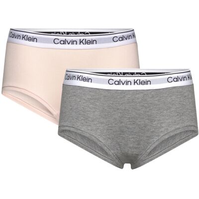 Calvin 2Pk Shorty 140-152 SILVERPEONY GREYHEATHER 140-152 Calvin 2Pk Shorty 140-152 SILVERPEONY GREYHEATHER 140-152