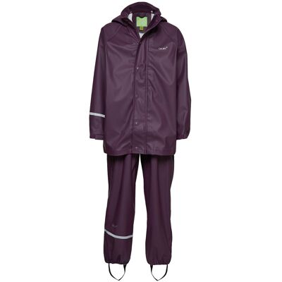 CeLaVi Basic Rainwear Set -Solid Pu 116-122 BLACKBERRY WINE 116-122 CeLaVi Basic Rainwear Set -Solid Pu 116-122 BLACKBERRY WINE 116-122