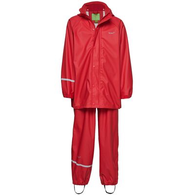 CeLaVi Basic Rainwear Set -Solid Pu 80 RED 80 CeLaVi Basic Rainwear Set -Solid Pu 80 RED 80