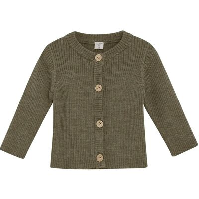 CeLaVi Cardigan - Knitted 60 DUSKY GREEN 60 CeLaVi Cardigan - Knitted 60 DUSKY GREEN 60