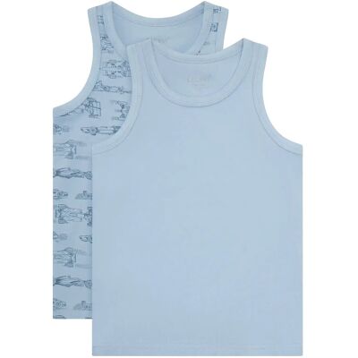 CeLaVi Undershirt 2-Pack 120 ASHLEY BLUE 120 CeLaVi Undershirt 2-Pack 120 ASHLEY BLUE 120