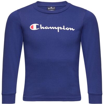 Champion Long Sleeve T-Shirt 162-167 BELLWETHER BLUE 162-167 Champion Long Sleeve T-Shirt 162-167 BELLWETHER BLUE 162-167