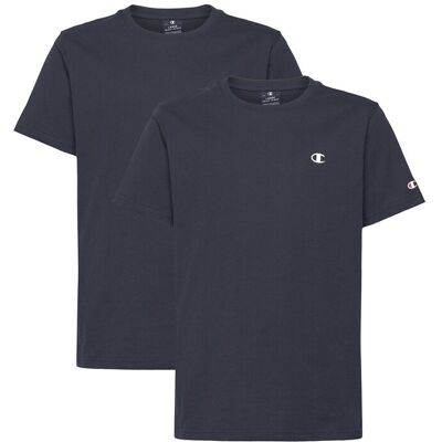 Champion 2 Pack Ss Tee 138-143 BS501-NNY/NNY-NS 138-143 Champion 2 Pack Ss Tee 138-143 BS501-NNY/NNY-NS 138-143