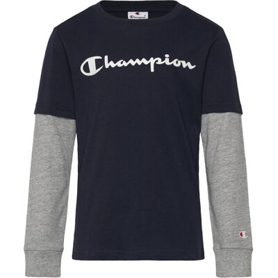 Champion Long Sleeve T-Shirt 126-131 BS501-NNY/NOXM 126-131 Champion Long Sleeve T-Shirt 126-131 BS501-NNY/NOXM 126-131