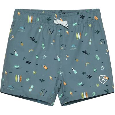 Color Kids Swim Shorts, Aop 110 CORONET BLUE 110 Color Kids Swim Shorts, Aop 110 CORONET BLUE 110