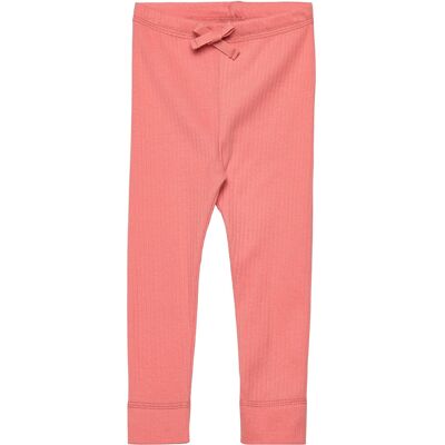 Copenhagen Colors Rib Jersey Leggings W. String 50 CORAL 09 KICK 50 Copenhagen Colors Rib Jersey Leggings W. String 50 CORAL 09 KICK 50