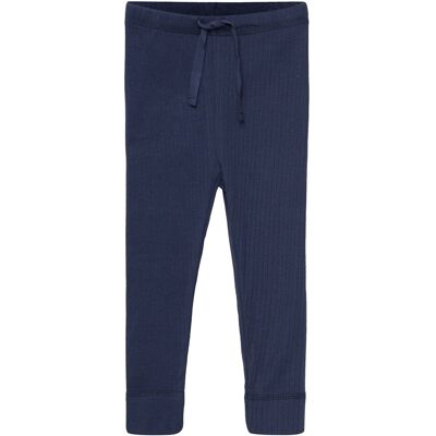 Copenhagen Colors Rib Jersey Leggings W. String 50 NAVY 08 CORE 50 Copenhagen Colors Rib Jersey Leggings W. String 50 NAVY 08 CORE 50