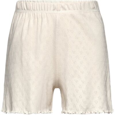 Copenhagen Colors Pointelle Heart Shorts 116 CREAM 116 Copenhagen Colors Pointelle Heart Shorts 116 CREAM 116
