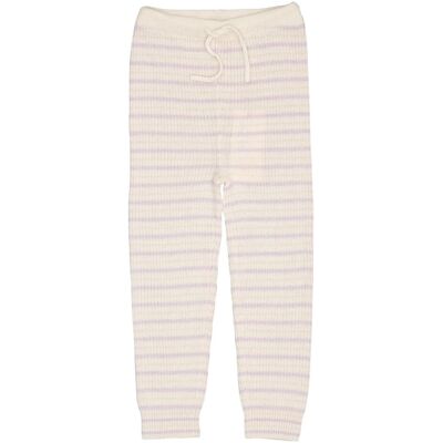 Copenhagen Colors Merino Classic Rib Leggings W. Drawstrings 74 CREAM/LAVENDER/DUSTY ROSE COMBI 74 Copenhagen Colors Merino Classic Rib Leggings W. Drawstrings 74 CREAM/LAVENDER/DUSTY ROSE COMBI 74