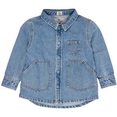 Copenhagen Colors Organic Jeans Jacket 134 LT BLUE INDIGO WASHED 134 Copenhagen Colors Organic Jeans Jacket 134 LT BLUE INDIGO WASHED 134