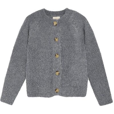 Creamie Cardigan Knit Glitter 110\116 IRON GATE 110\116 Creamie Cardigan Knit Glitter 110\116 IRON GATE 110\116