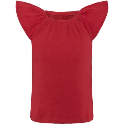 Creamie Top Ss Rib 140 CHILI RED 140 Creamie Top Ss Rib 140 CHILI RED 140