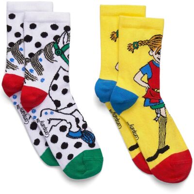 Martinex Pippi Strumpor 2St 27/30 YELLOW/WHITE 27/30 Martinex Pippi Strumpor 2St 27/30 YELLOW/WHITE 27/30