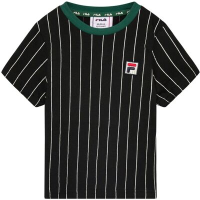 FILA Lubaco Regular Pinstriped T-Shirt 110-116 BLACK / EGRET STRIPED (2/1) 110-116 FILA Lubaco Regular Pinstriped T-Shirt 110-116 BLACK / EGRET STRIPED (2/1) 110-116