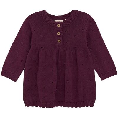 Fixoni Dress Knit 62 GRAPE WINE 62 Fixoni Dress Knit 62 GRAPE WINE 62