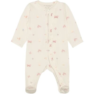 Fixoni Nightsuit W. Feet 74 BLEACHED MAUVE 74 Fixoni Nightsuit W. Feet 74 BLEACHED MAUVE 74