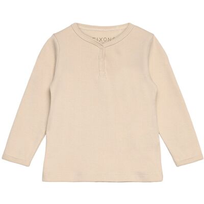Fixoni Blouse Ls - Solid 80 OATMEAL 80 Fixoni Blouse Ls - Solid 80 OATMEAL 80