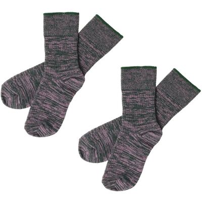 FUB 2-Pack Melange Socks 19/21 FOREST/IRIS 19/21 FUB 2-Pack Melange Socks 19/21 FOREST/IRIS 19/21